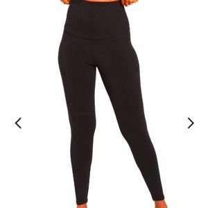 Motherhood Maternity Bounceback Postpartum Leggings Size Small Black